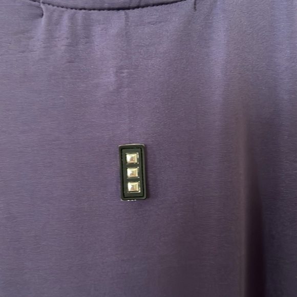 Jamie Sadock, Short-sleeve Top, Aubergine (440), Size Large, NWT - Picture 3 of 10